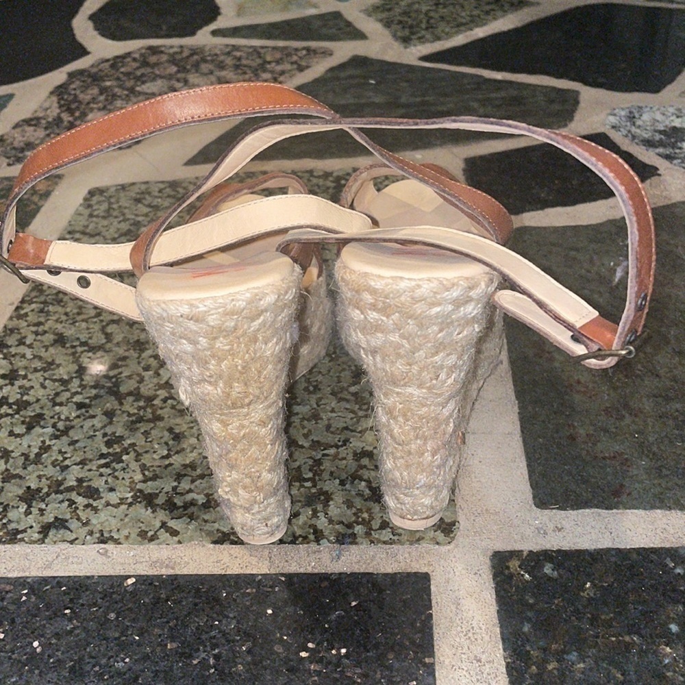 Michael Kors- Women's Suzette Espadrille Wedge Heel Sandals size 8 1/2 - Picture 6 of 7